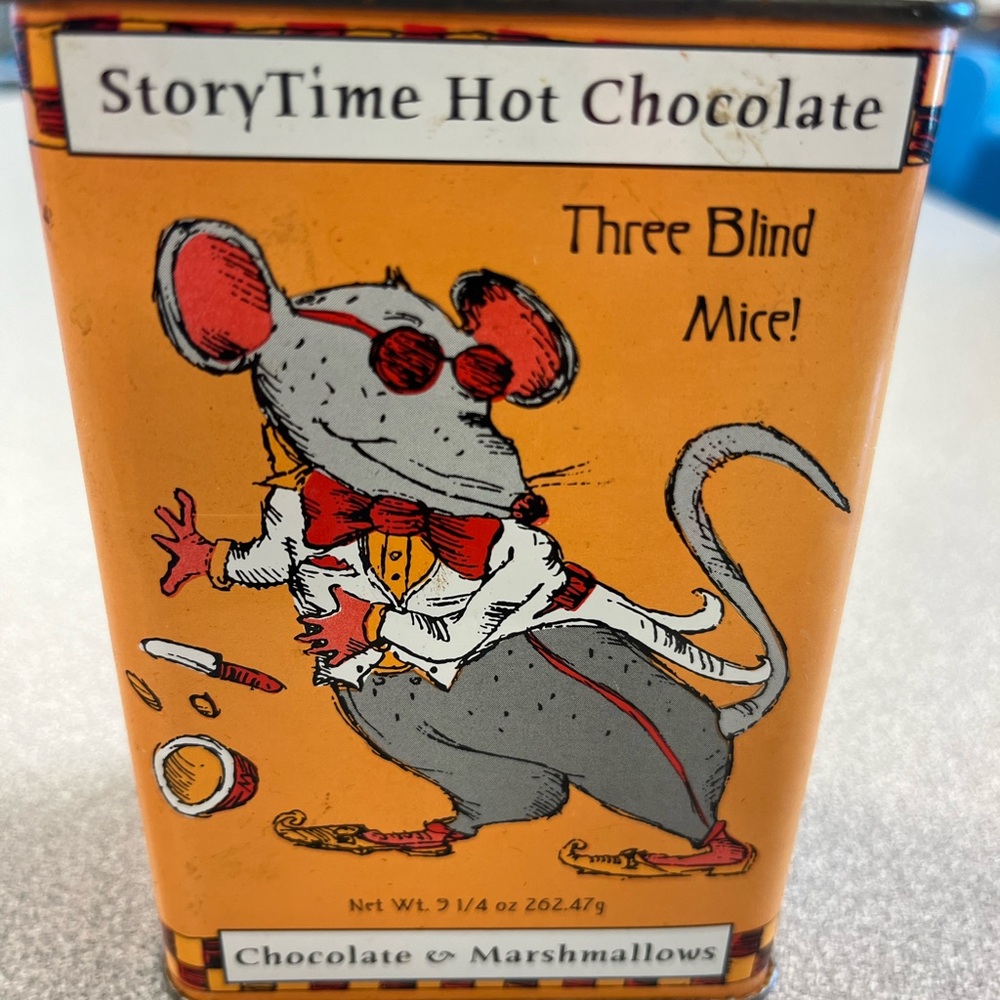 Story time Hot Chocolate Vintage Tin